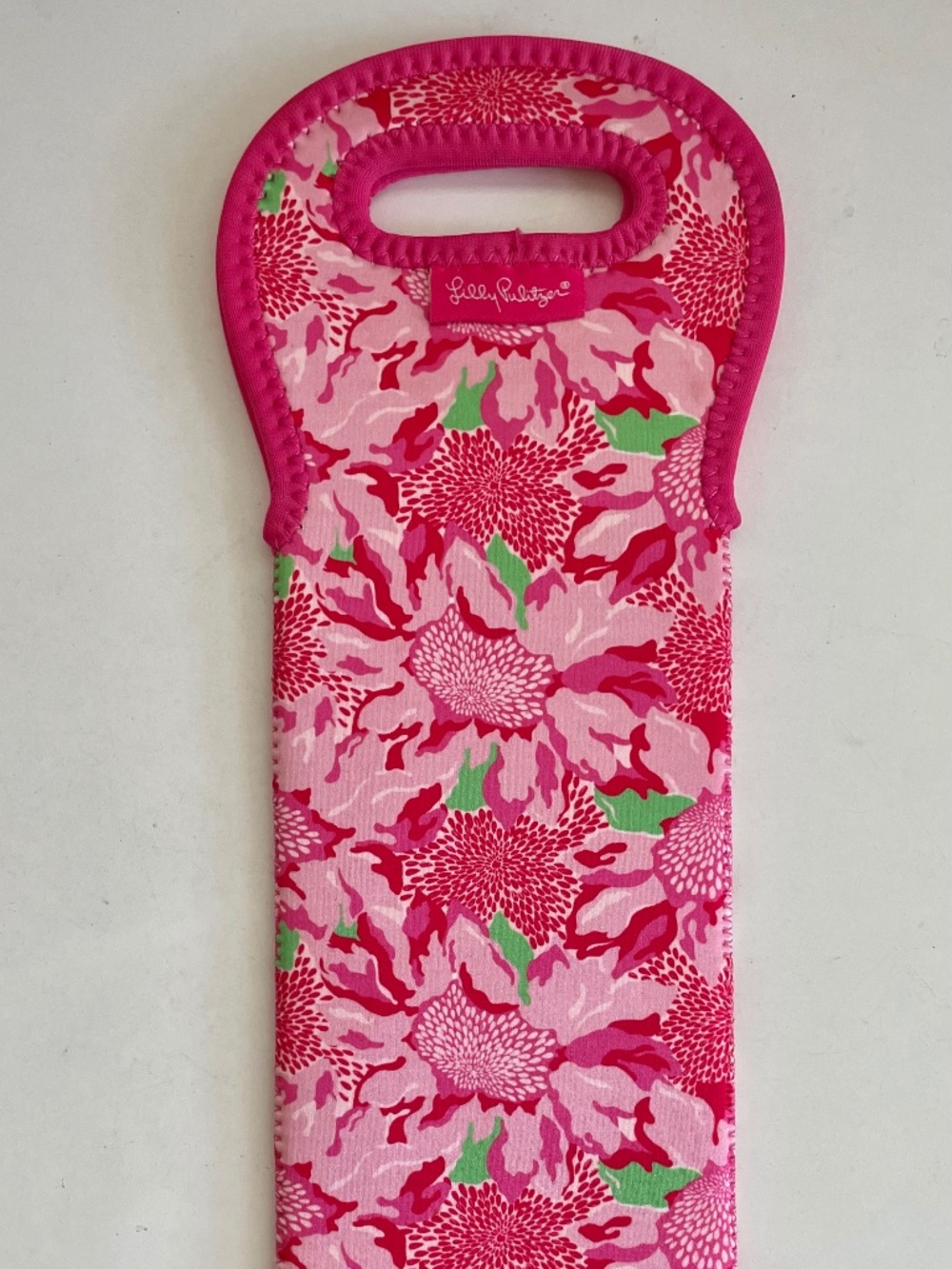 Lilly Pulitzer Neoprene Pink Floral Tote Bag NWOT!